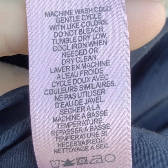 Calypso St. Barth Chic Oversized Dark Blue Button Up Tunic Sz S - Picture 6 of 8